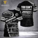 KHMD IRONWORKER CUSTOMIZE T SHIRT 3D PRINTED 1506