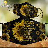DECEMBER GIRL SUNFLOWER MASK TNMA1409