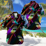 Pattern Shark 3d Printed Hawaii Shirt 1307MQ