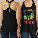 Go Hiking Ladies Cosmic Twisted Back Tank