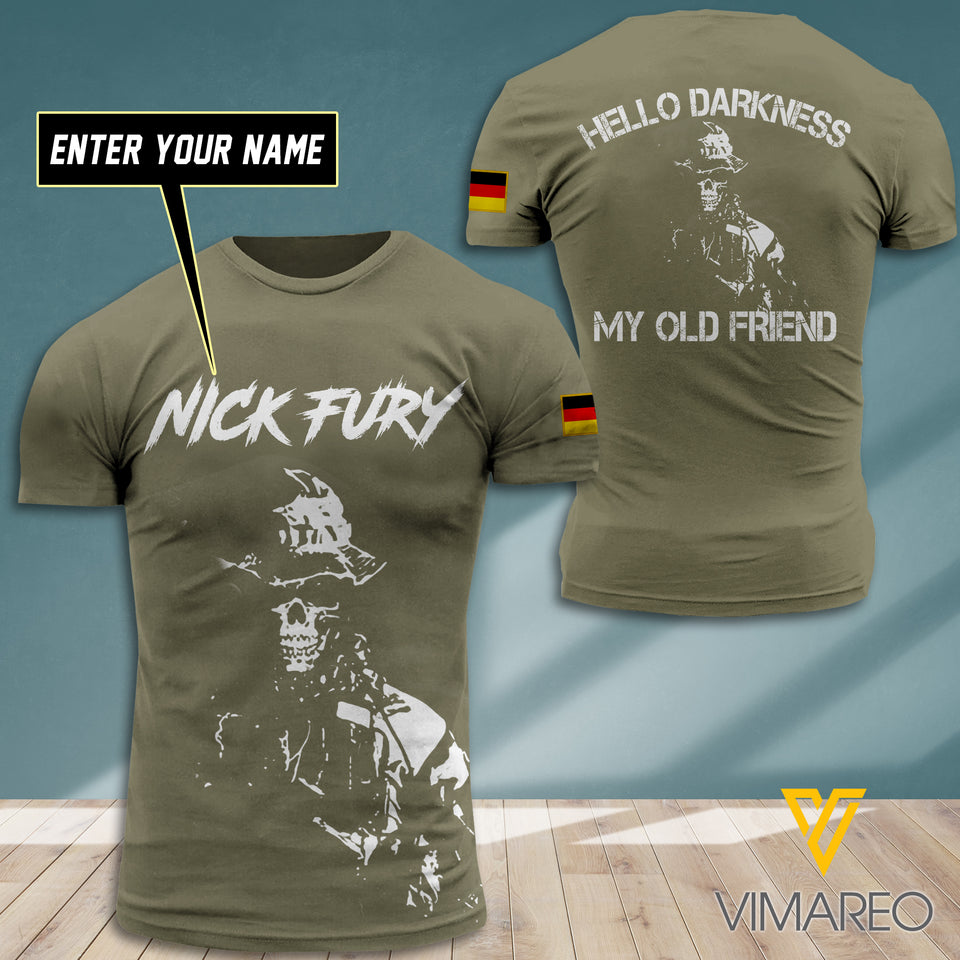 GERMANY SOLDIER CUSTOMIZE T-SHIRT