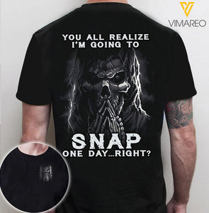 SKULL MAN T-SHIRT 3D PRINTED