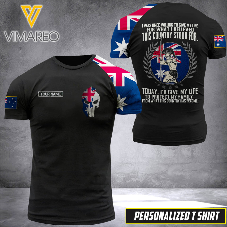 AUSTRALIA MEN'S CUSTOMIZE T-SHIRT