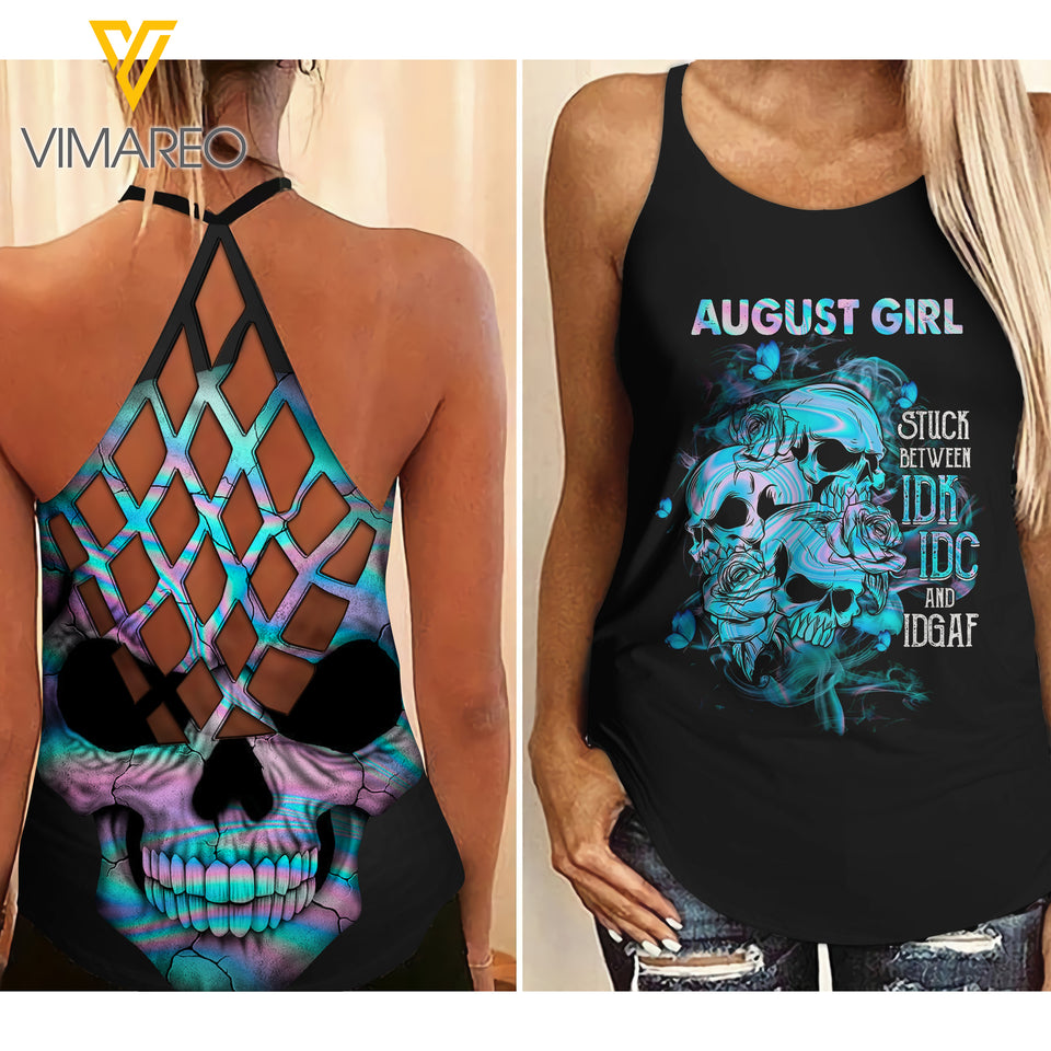 AUGUST GIRL CRISS-CROSS TANK TOP