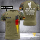 GERMANY SOLDIER CUSTOMIZE T-SHIRT 3D PRINTED