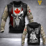 CANADA SOLDIER HOODIE 3D PRINTED