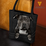 PITBULL DOG TOTE BAG