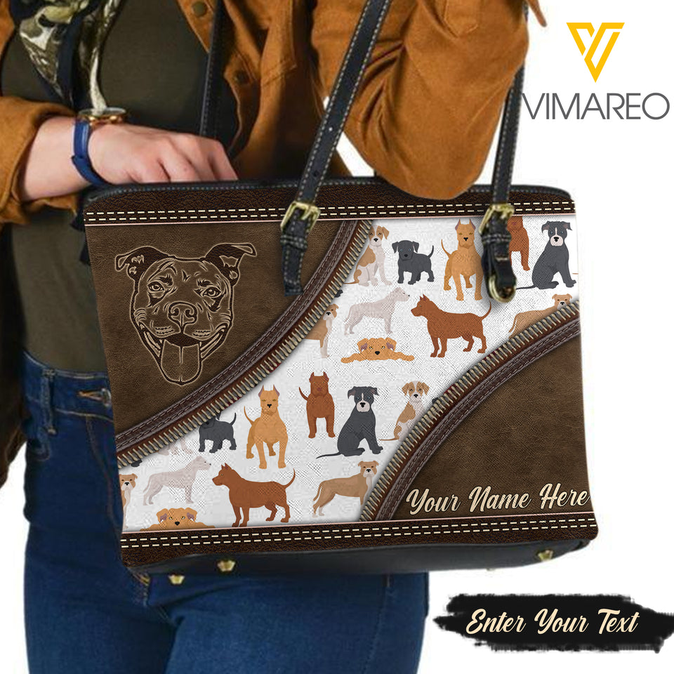 PITBULL DOG CUSTOMIZE TOTE BAG