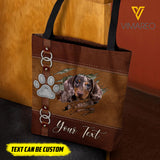 DACHSHUND DOG CUSTOMIZE TOTE BAG