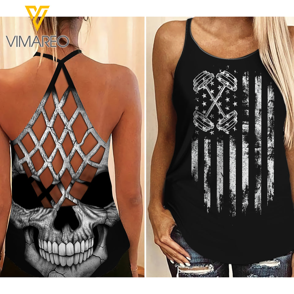 GYM CRISS-CROSS TANK TOP