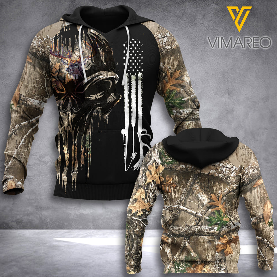 DEER HUNTING T-SHIRT/HOODIE 3D PRINTED