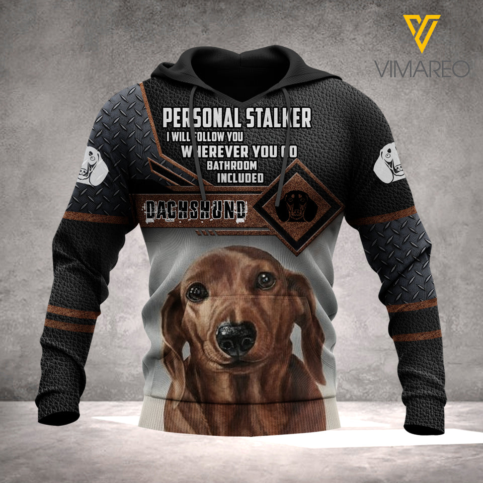 DACHSHUND DOG HOODIE 3D LC