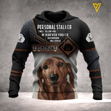 DACHSHUND DOG HOODIE 3D LC