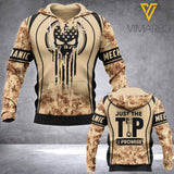 PERSONALIZED MECHANIC CUSTOMIZE HOODIE 3D PRINTED LC