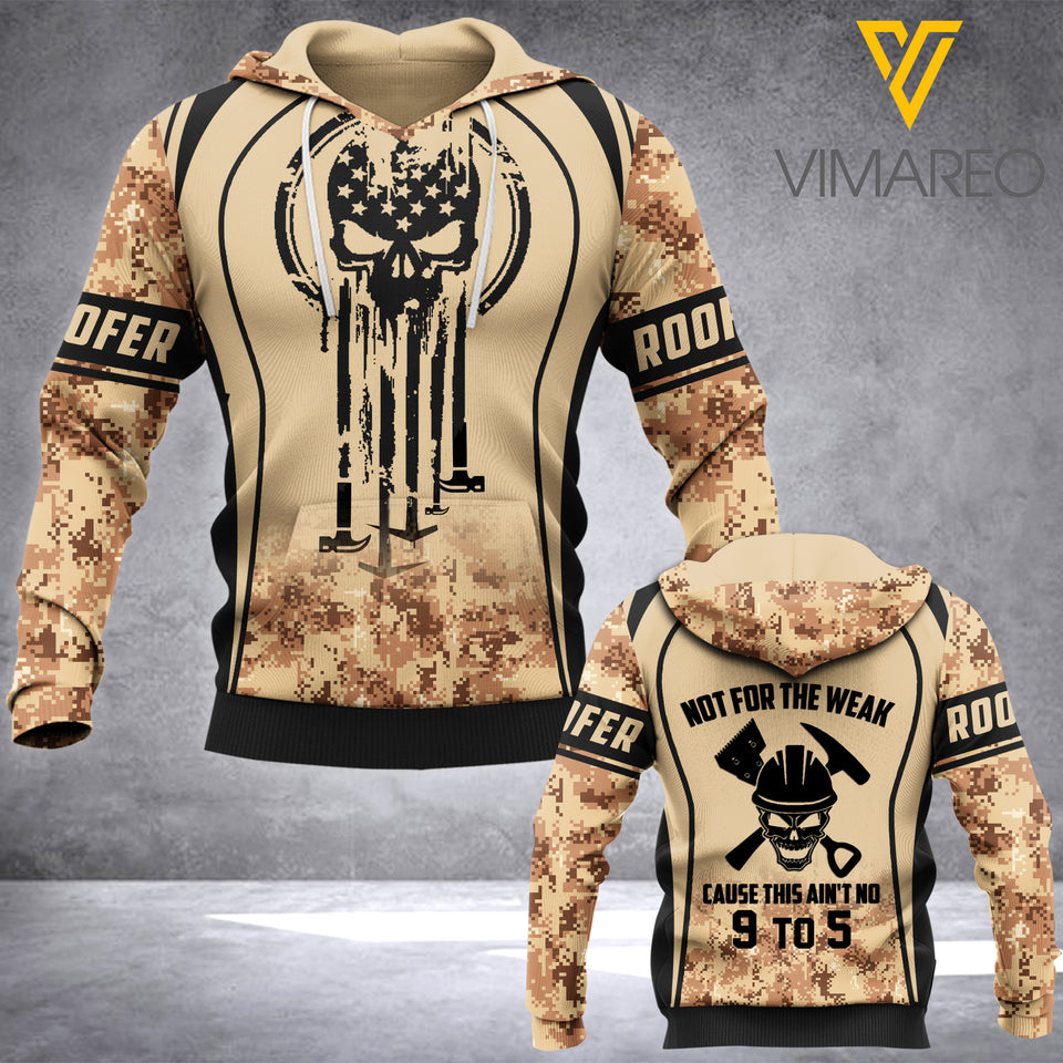 PERSONALIZED ROOFER HOODIE 3D PRINTED LC