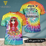 JULY GIRL CUSTOMIZE T-SHIRT 3D PRINTED