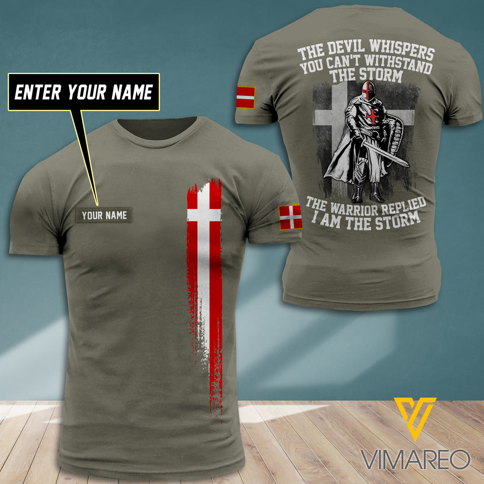 DENMARK WARRIOR CUSTOMIZE T-SHIRT
