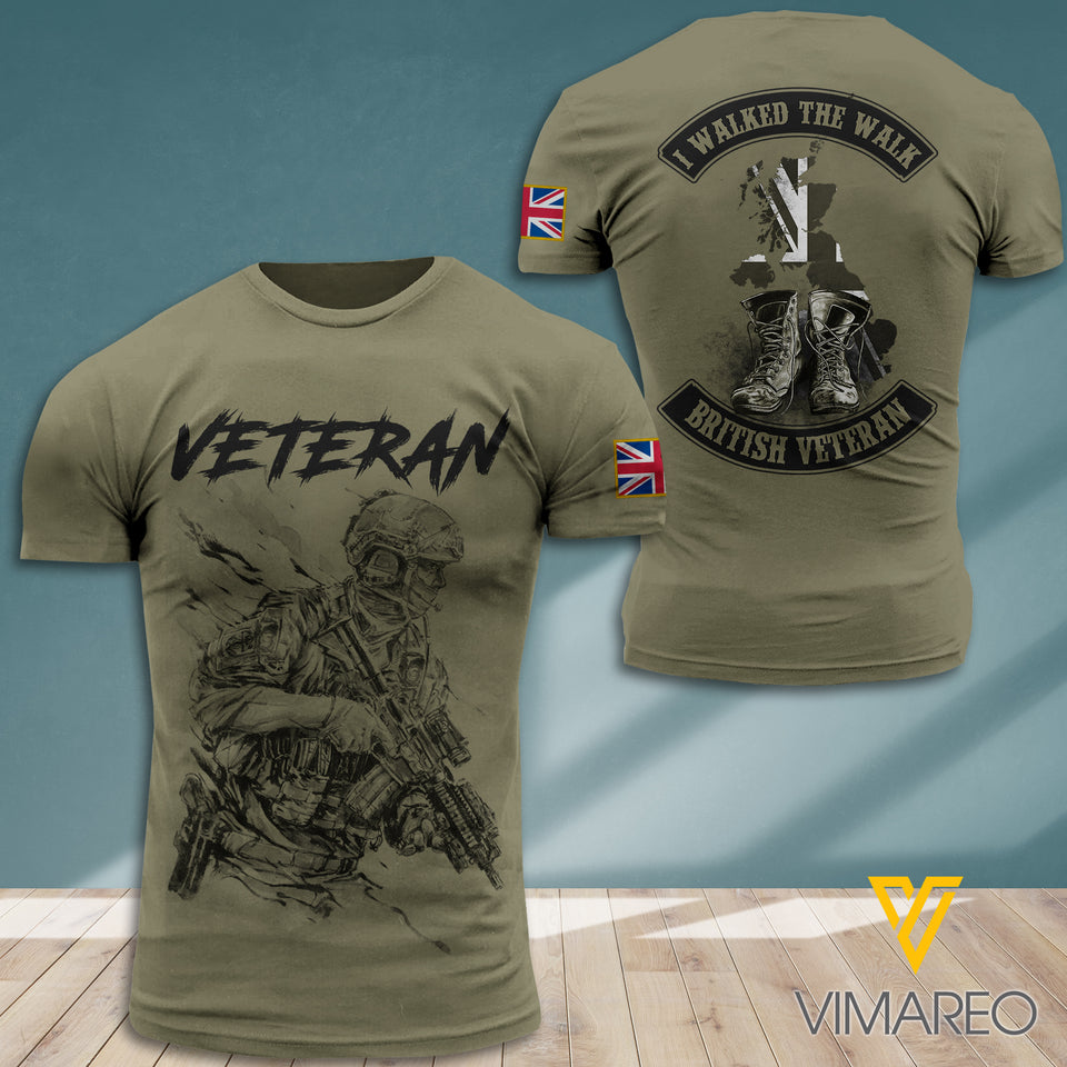 PERSONALIZED BRITISH VETERAN T-SHIRT