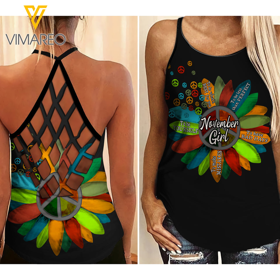 NOVEMBER GIRL CRISS-CROSS OPEN BACK CAMISOLE TANK TOP