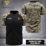 BRITISH ARMY CUSTOMIZE BASEBALL JERSEY 3D PRINTED