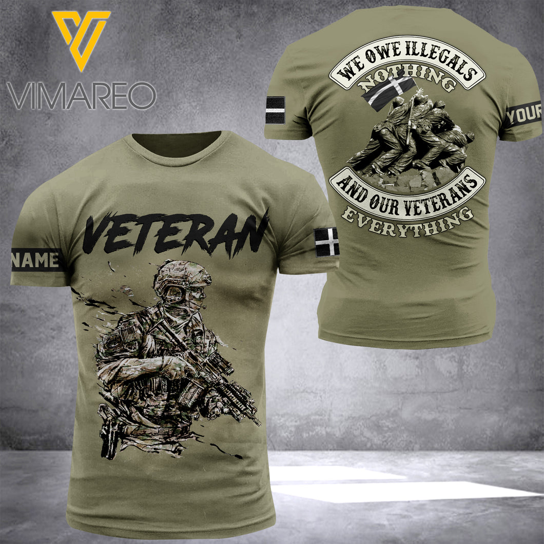 DENMARK VETERAN CUSTOMIZE T-SHIRT