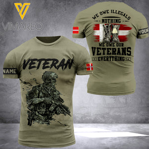 DENMARK VETERAN CUSTOMIZE T-SHIRT