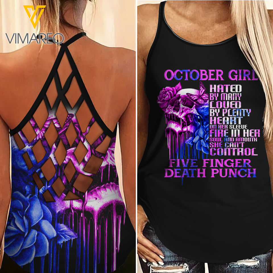 OCTOBER GIRL CRISS-CROSS OPEN BACK CAMISOLE TANK TOP