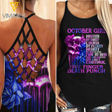 OCTOBER GIRL CRISS-CROSS OPEN BACK CAMISOLE TANK TOP