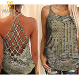WE THE PEOPLE CRISS-CROSS OPEN BACK CAMISOLE TANK TOP