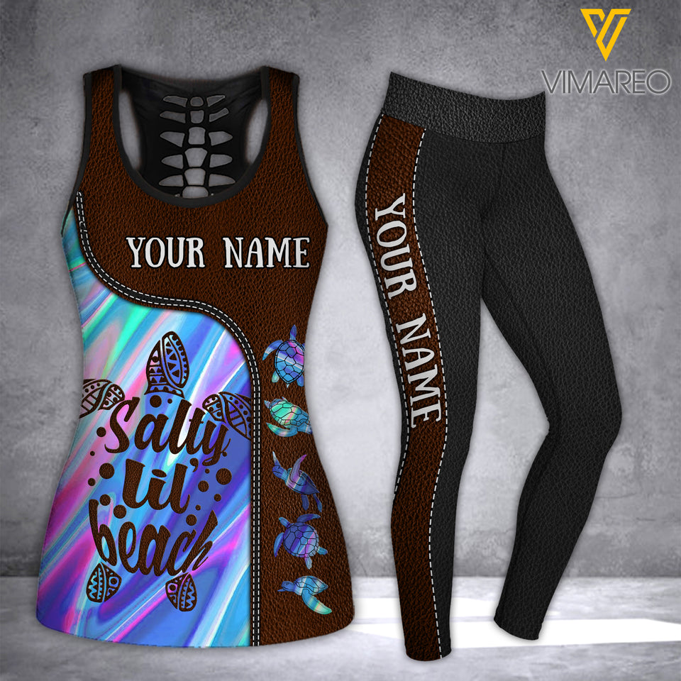 TURTLE GIRL TANK+LEGGING 3D PRINTED