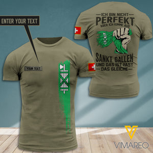 SANKT GALLEN STATE CUSTOMIZE T-SHIRT