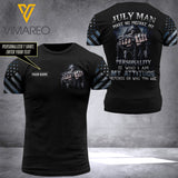 JULY MAN CUSTOMIZE T-SHIRT 3D PRINTED