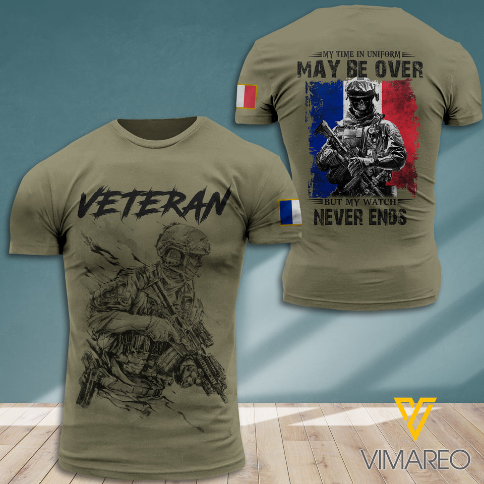 FRANCE VETERAN CUSTOMIZE T-SHIRT