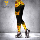 SUNFLOWER GIRL CRISS-CROSS TANK TOP/LEGGING