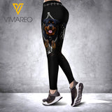 ROTTWEILER DOG CRISS-CROSS TANK TOP/LEGGING