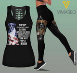 BOXER DOG TANKTOP/LEGGING 3D PRINTED