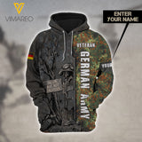 PERSONALIZED GERMAN ARMY HOODIE 3D PRINTED NEY110Q