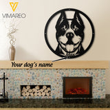 CUSTOMIZED PITBULL METAL SIGN WALL ART  NYDT14