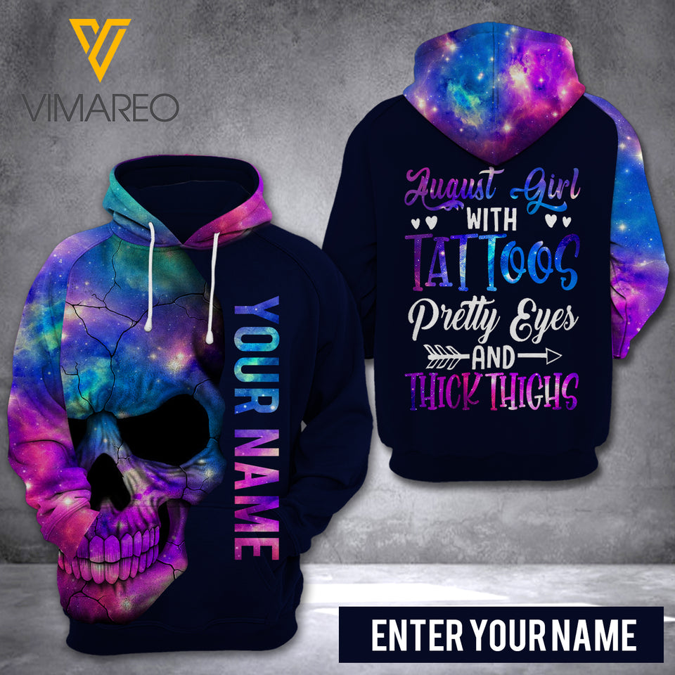 CUSTOMIZED AUGUST GIRL 3D PRINTED HOODIE YYQQ