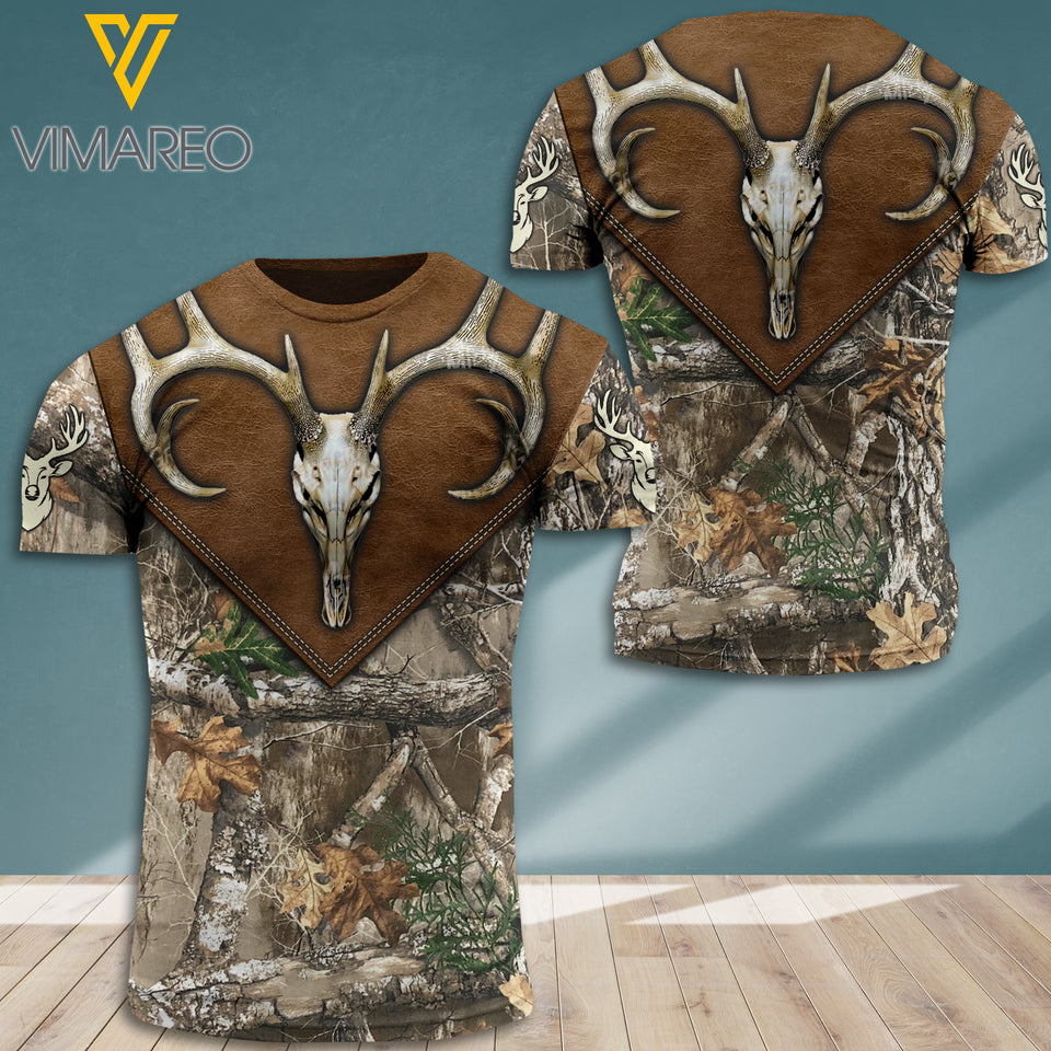 HUNTING 3D PRINTED TSHIRT 3 COLORS NEY22T