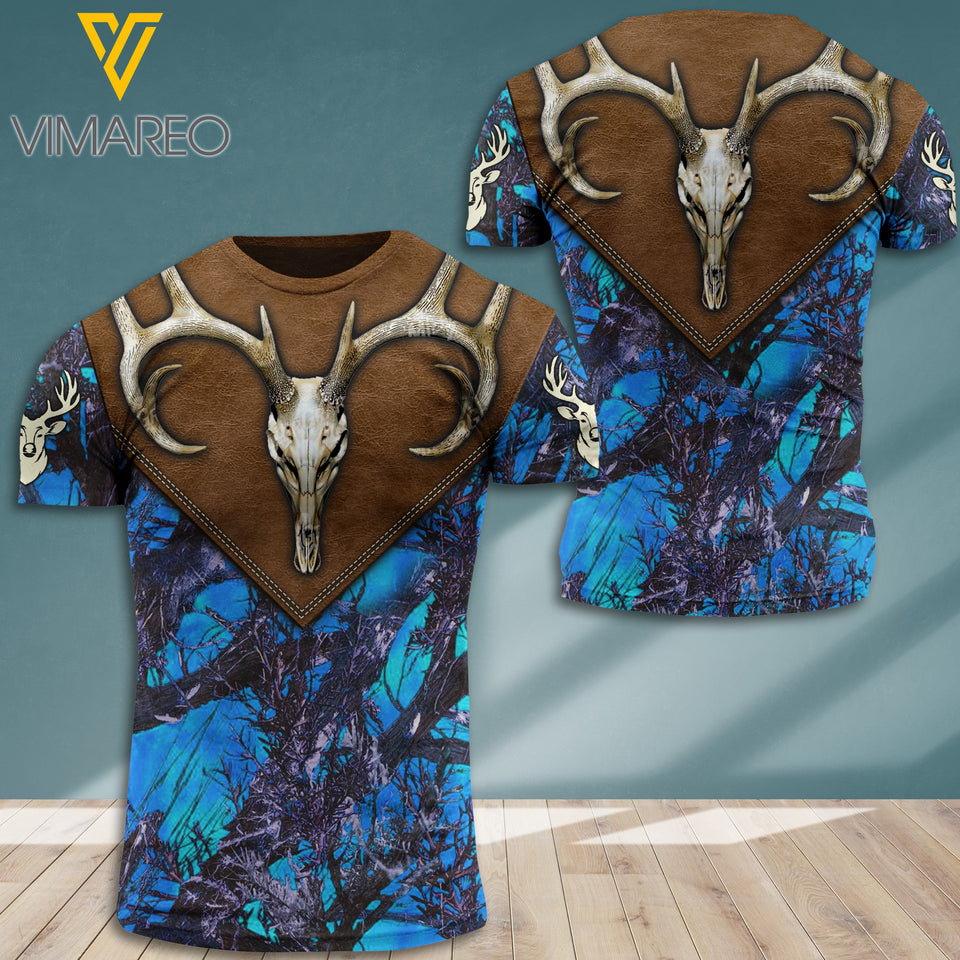 HUNTING 3D PRINTED TSHIRT 3 COLORS NEY22T