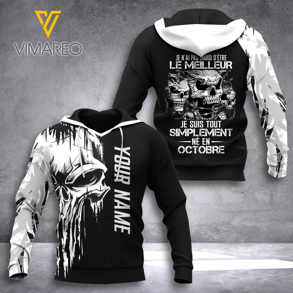 CUSTOMIZE OCTOBER GUY HOODIE 3D PRINTED NEY128T