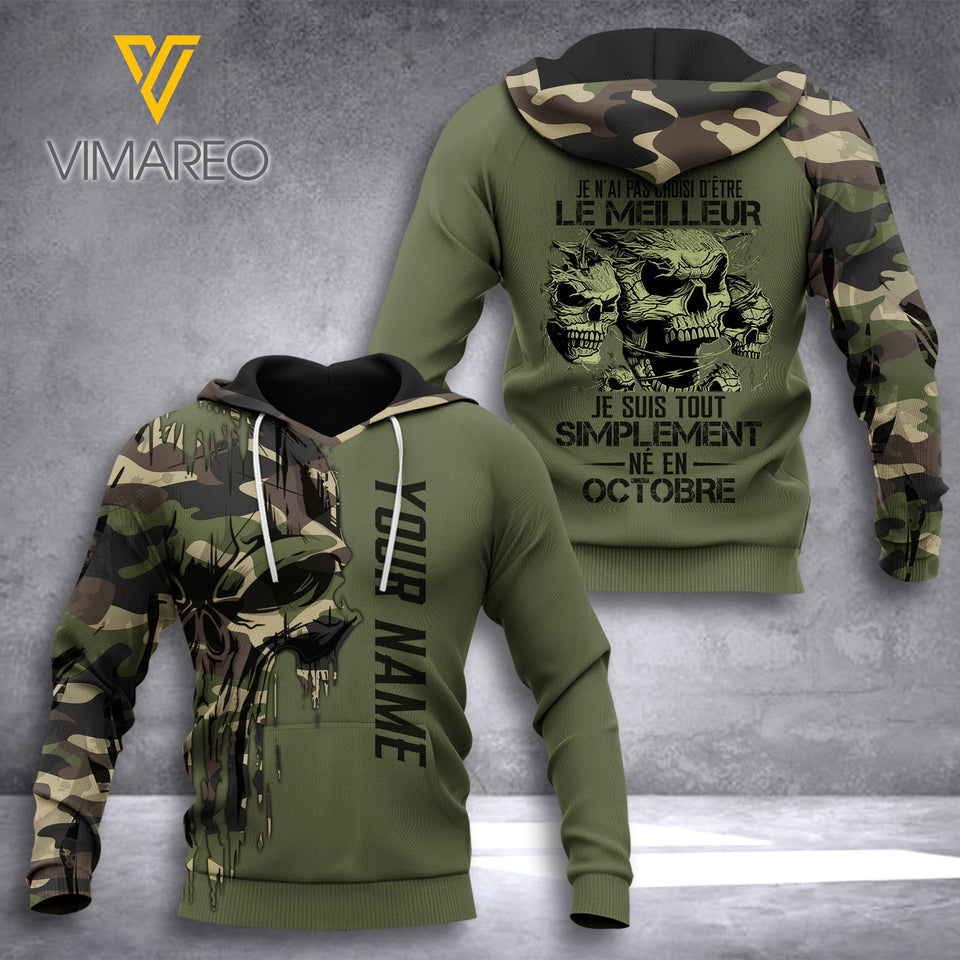CUSTOMIZE OCTOBER GUY HOODIE 3D PRINTED NEY128T