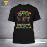 Doberman Pinscher 3D Printed Tshirt QQYY