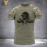 BRITISH VETERAN TSHIRT 3D PRINTED NEYN15