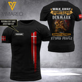 CUSTOMIZED A GRUMPY OLD MAN WAS BORN IN DENMARK 3D PRINTED TSHIRT
