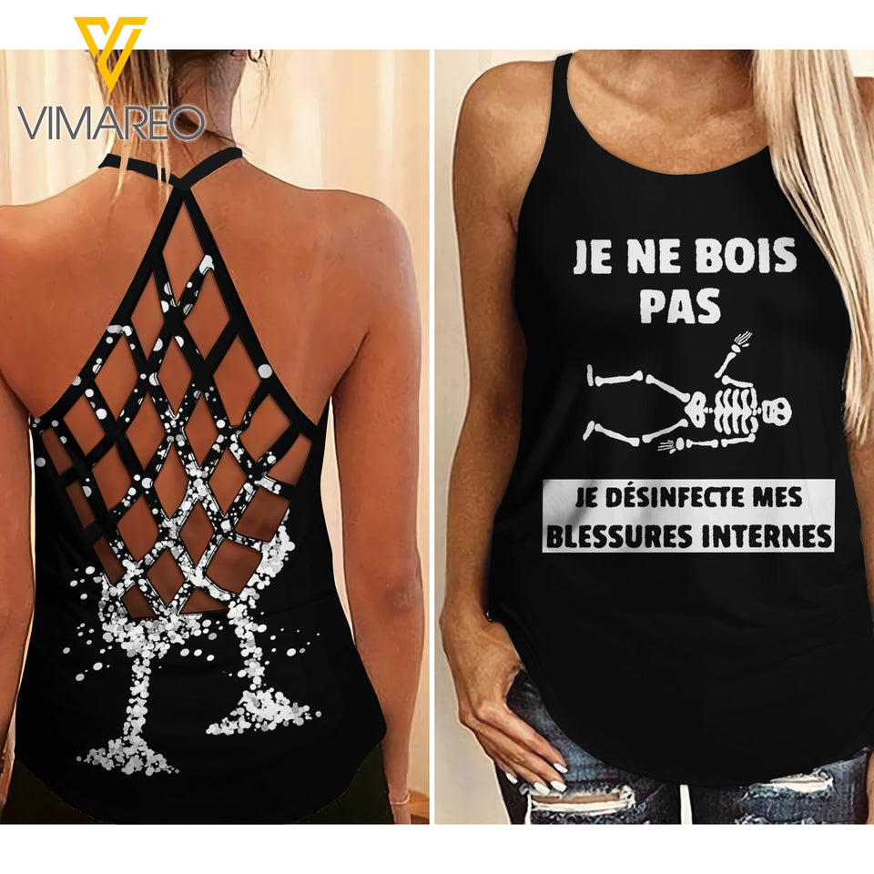 Je ne bois pas je desinfecte mes blessures interieures Tank Top NEYQ13