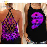 SISTERS BY HEART  Criss-Cross Open Back Camisole Tank Top  YYQQ