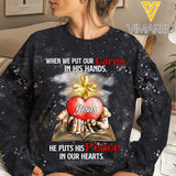 Jesus He Put His Peace To Our Heart Sweatshirt 3D Printed