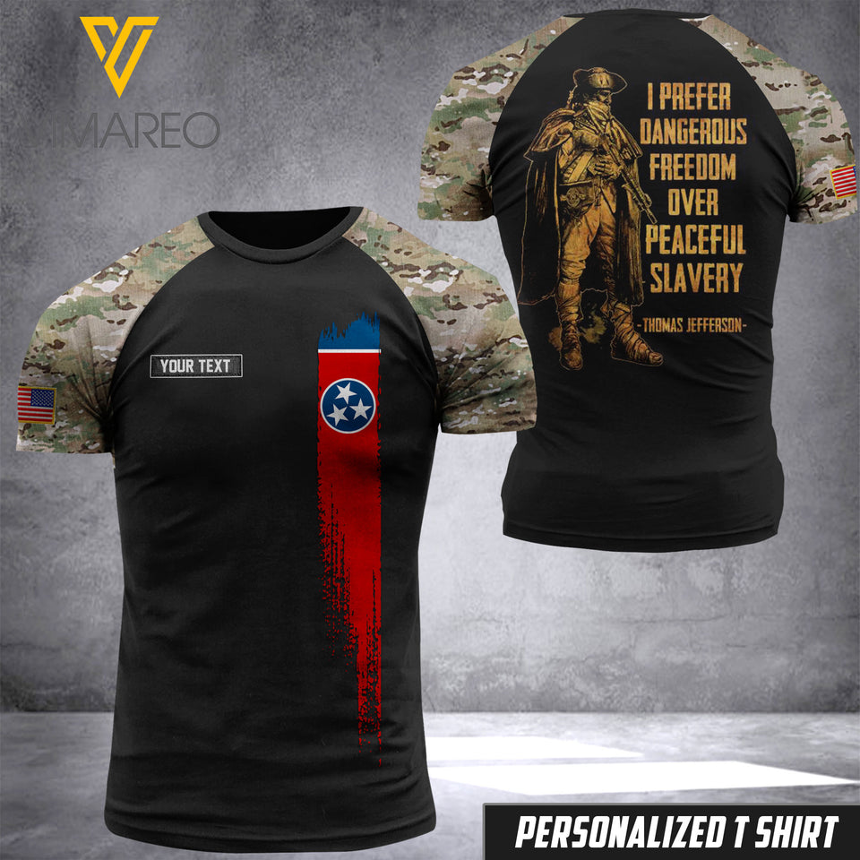 Customized Tennessee Flag 3D PRINTED SHIRT 1404NGBVQ
